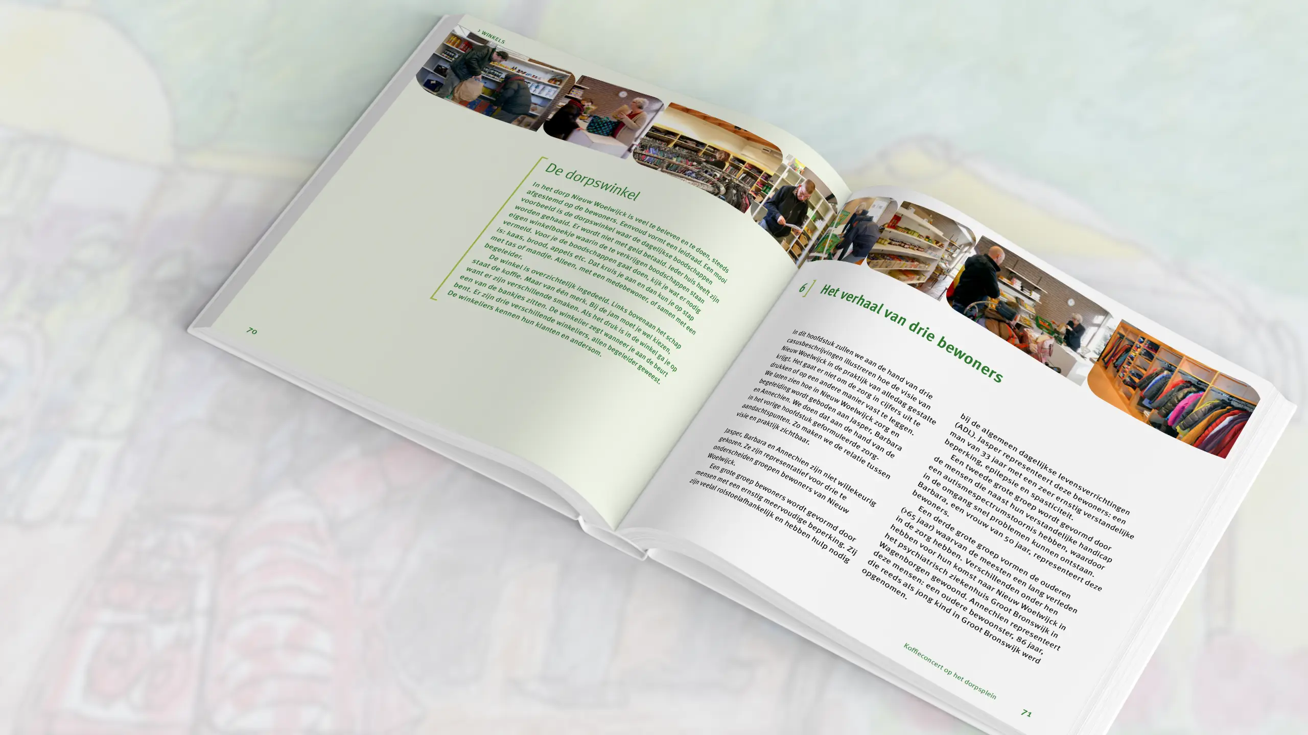 Ontwerp jubileumboek Nieuw Woelwijck Sappermeer - Dorèl Extrabold