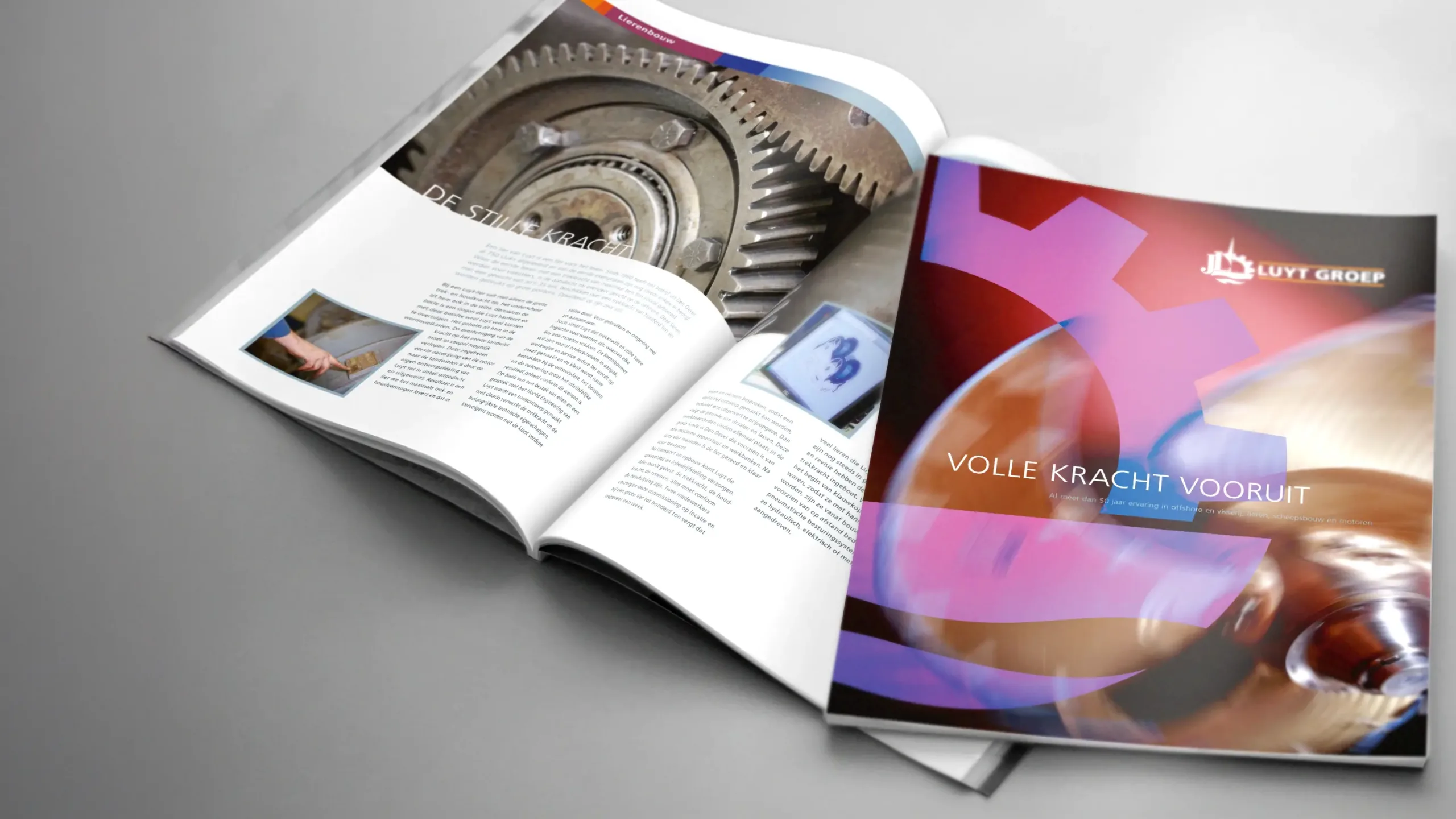 Vormgeving jubileum magazine Luyt Den Oever – Dorèl Extrabold
